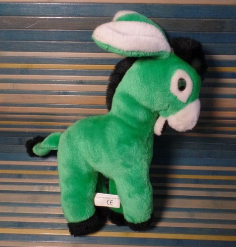 B2g doudou peluche âne vert - b2g,