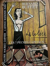 BERNARD BUFFET AFFICHE LES 7