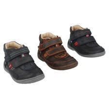 Startrite Garçon Marine / Cuir Gris Super Doux Bottines : Srss Max