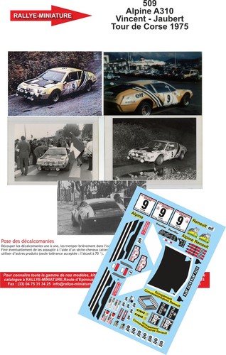 Decals ref 0509 alpine - decals,