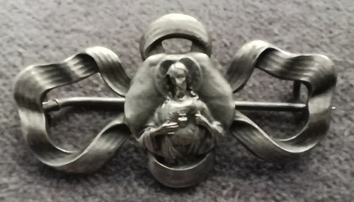 Ancienne broche baguette art - broche,