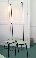 Jumeaux, lampadaires formica