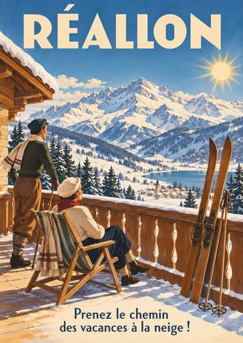 Affiche reallon station de - a4,
