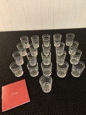 21 verres à digestif modèle Chauny cristal Baccarat (prix à la pièce)