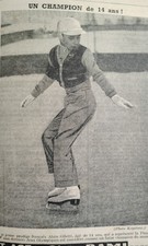 ALMANACH VERMOT 1953-PATINAGE