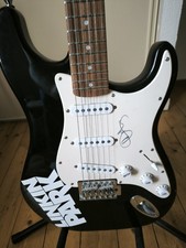 guitare électrique Signée Par Chester Bennington 