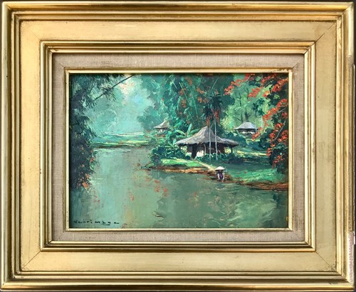 Henri mège tableau matinée - tableau,