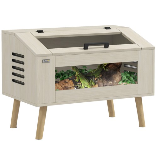 Pawhut terrarium pour reptiles - terrarium,