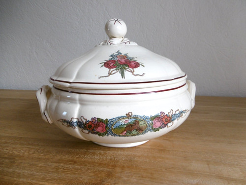 Legumier faience sarguemines - legumier,
