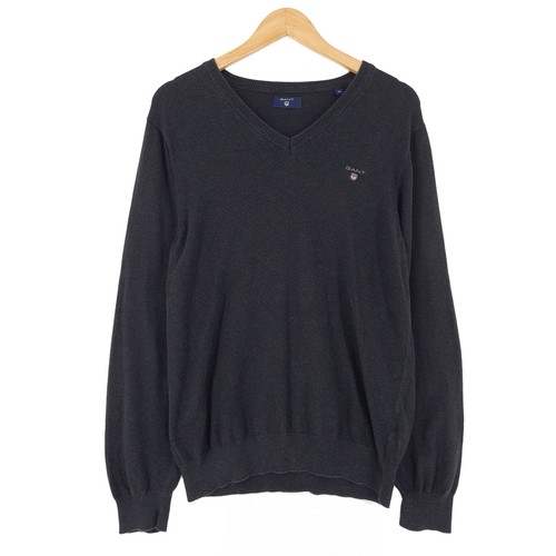 Gant homme pull gris coton - homme, en