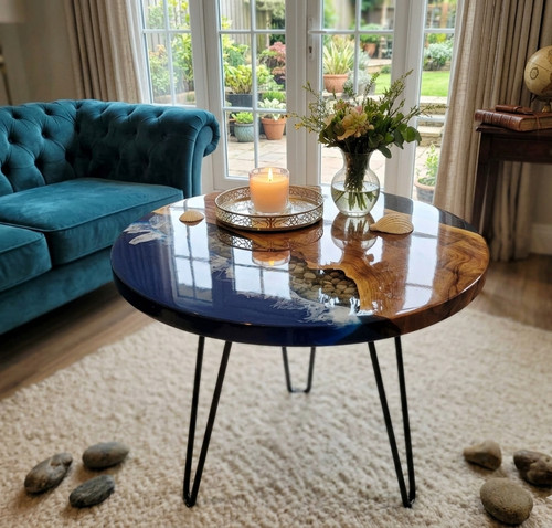 Table basse ronde design - , en