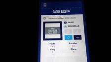 Un billet PSG.OM 8 février 