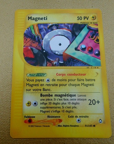 Carte pokémon magneti 147 - carte,
