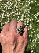 Belle Bague en Argent et pierres en Périgot