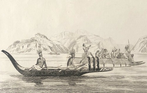 Pirogues des iles nouka hiva - des, nouka-hiva