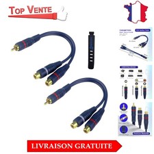 Câble Y RCA 15 cm -