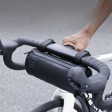 Sacoche de Guidon V??lo Cuir PU Imperm??able 18L Compatible avec Diff??rents Typ
