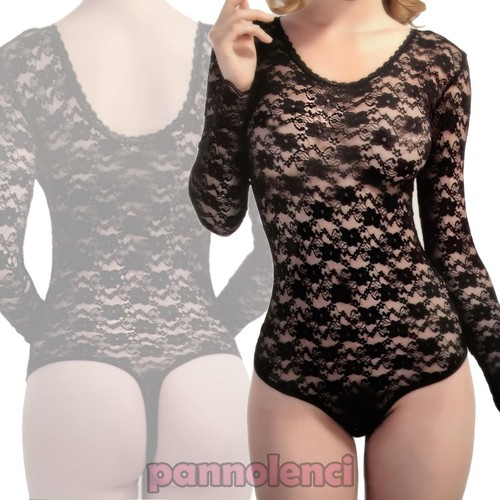 Body dentelle transparent - dentelle,