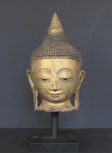 Tête bouddha papier - de,