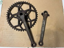 Pédalier Acier 1950 Stronglight 170 / Peugeot Gitane MANUFRANCE Helyett Alcyon