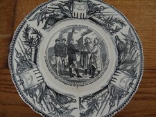 Très rare Assiette en