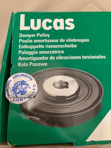 Poulie damper lucas neuve - poulie,
