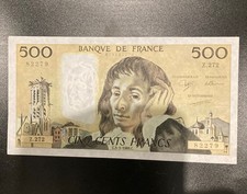 billet 500 francs pascal neuf