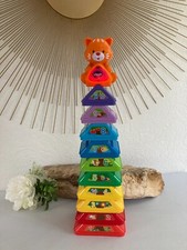 1124⚜️ Jouet D'éveil Vtech La Pyramide Interactif Fonctionne Lumineux et Sonore