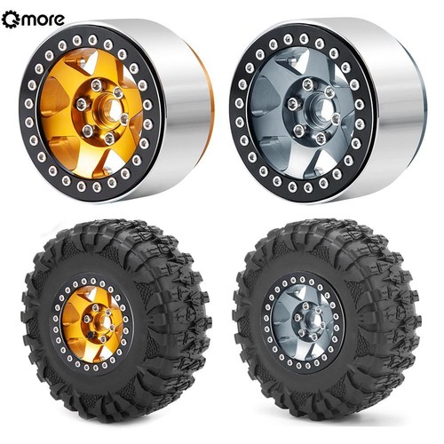 4pcs alloy beadlock - alloy, 2.2"