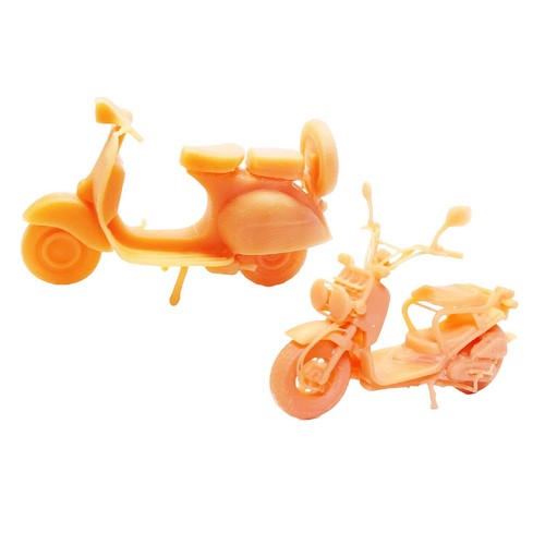 Diorama rue moto - 1:64, modèle