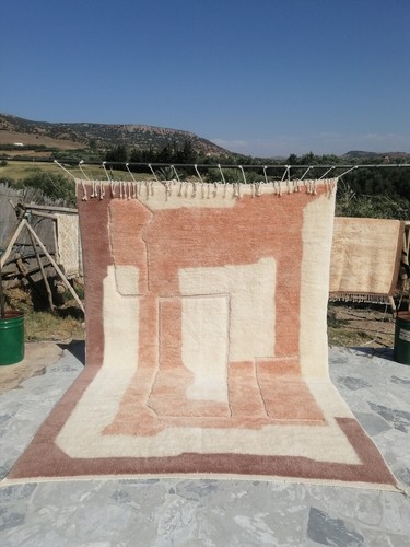 Tapis marocain jupon haute - tapis, de