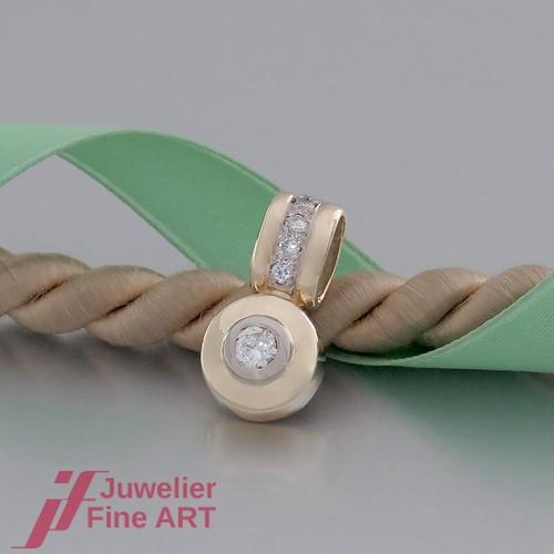 Pendentif avec 5 - avec, brillants