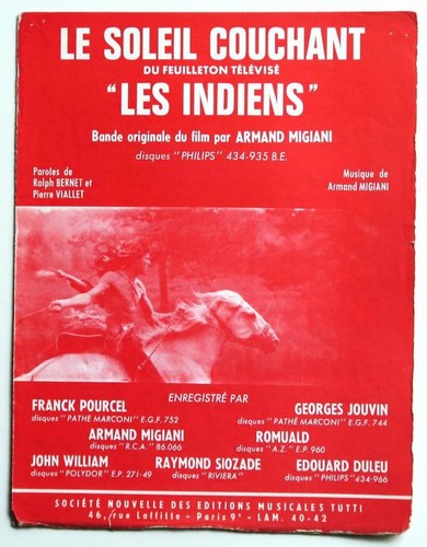 Partition vintage sheet music