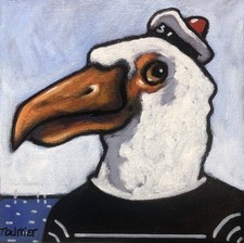 Tableau Portrait Oiseau Marin  Tourrier