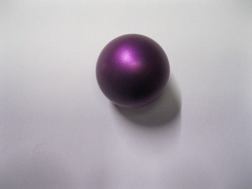 Lilac anodized bolt knob for