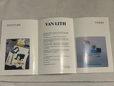 Affiche Lithographie VAN LITH Galerie Suzel Burna 1989