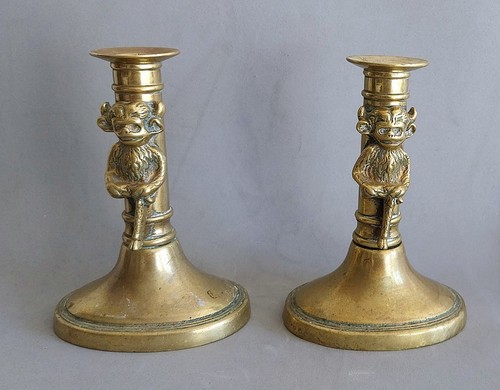 Paire bougeoirs chandeliers - de,