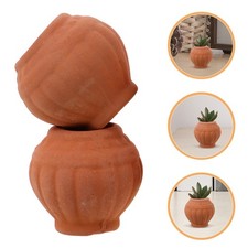  2 Pcs Pot Fleur Marmite En