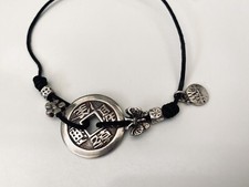 Bracelet cordon médaille GAS