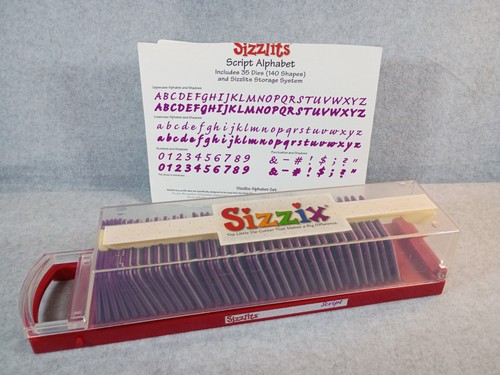 Sizzix sizzlits script - sizzix, 35