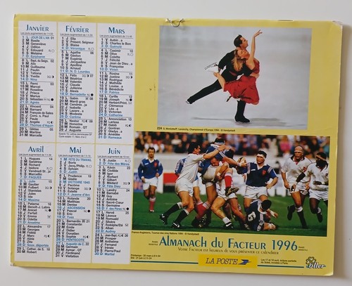 Almanach poste france - la,