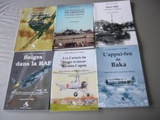 GUERRE 40 45  Belgique LOT DE 6 LIVRES  Aviation  Titres voir Description NEUFS