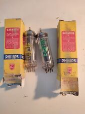 2 x Tubes, lampes TSF Philips EY82 vintage valve tube amplifier NOS
