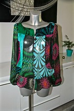 jolie chemise en voile multicolore DESIGUAL taille 36 fr 40i (S) ÉTAT NEUF