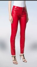 Nouveau pantalon femme en cuir