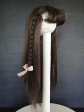 PERRUQUE BRUN poupée ancienne