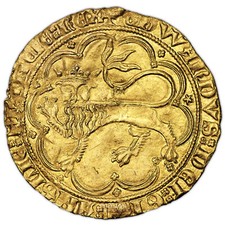 Coin France - Edward III - Gold - Leopard d'or - Duché d'Aquitaine - 1327-1377