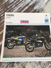 Yamaha 250 TDR 1987 TDR250 250TDR Carte moto Collection Atlas Japon