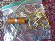 Vintage Sprague Atom Paper Electrolytic Capacitor + Switchcraft Jack
