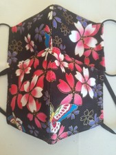 LOT DE 2  MASQUES EN TISSU 100% COTON REUTILISABLE